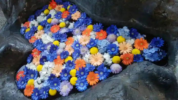 月寒神社の手水舎