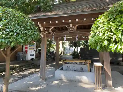 前鳥神社の手水舎