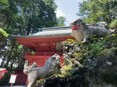 富士山東口本宮 冨士浅間神社の狛犬