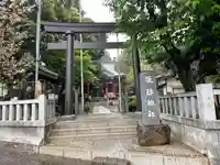 柏諏訪神社の鳥居