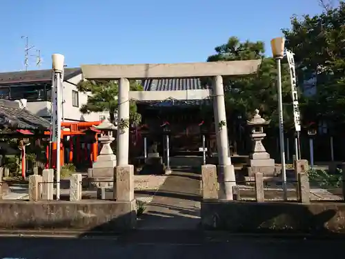 山神社（上宿山神社）の鳥居