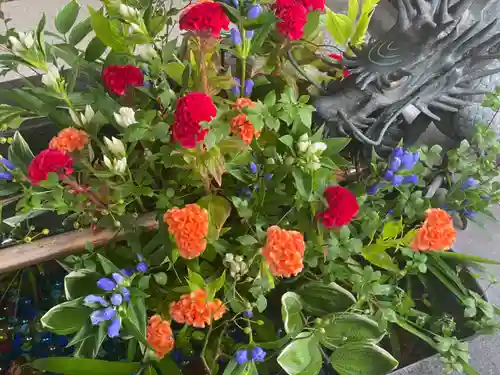 東海市熊野神社の手水舎