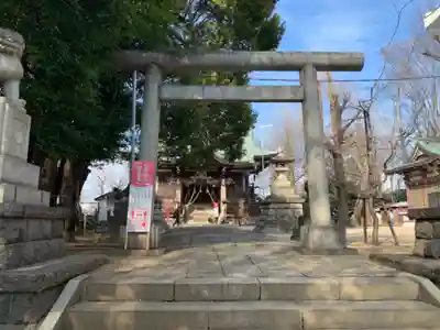 諏訪神社の鳥居
