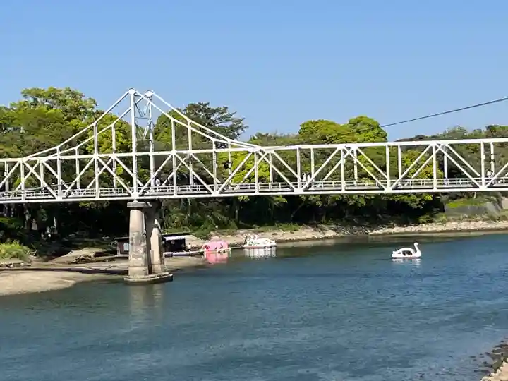 岡山神社の景色