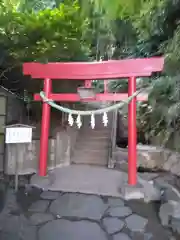 武州柿生琴平神社の鳥居