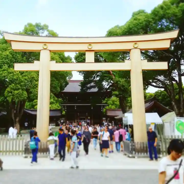 明治神宮の鳥居