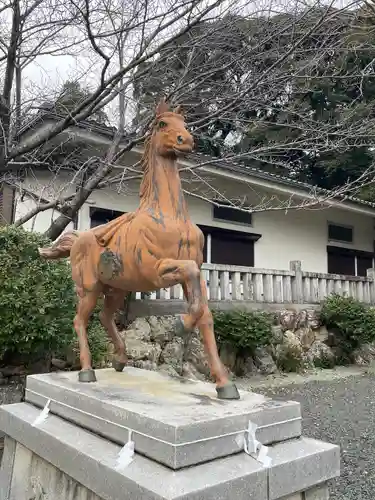 大岩神明宮の狛犬