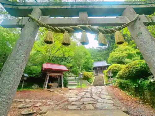 上山八幡宮の鳥居