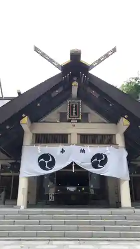 帯廣神社の本殿・本堂