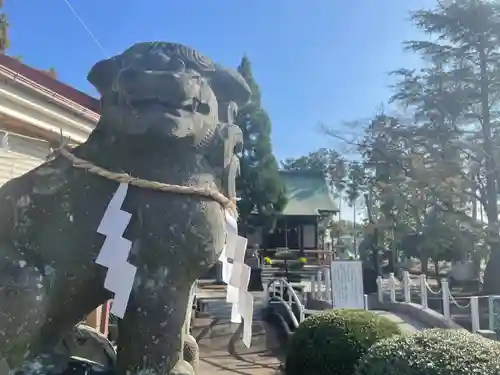 大沼神社の狛犬