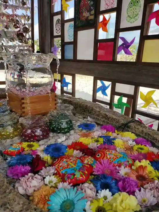 金井神社の手水舎