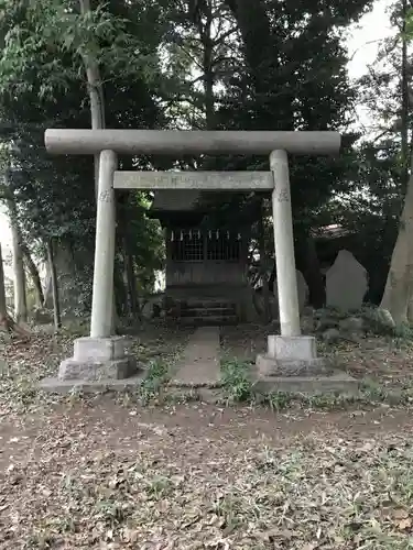 谷保天満宮の鳥居