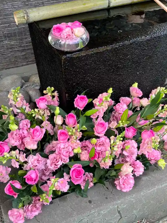 上尾御嶽神社の手水舎