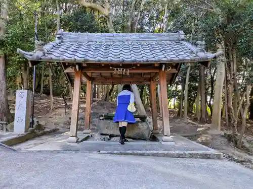神明社（榎戸神明社）の手水舎