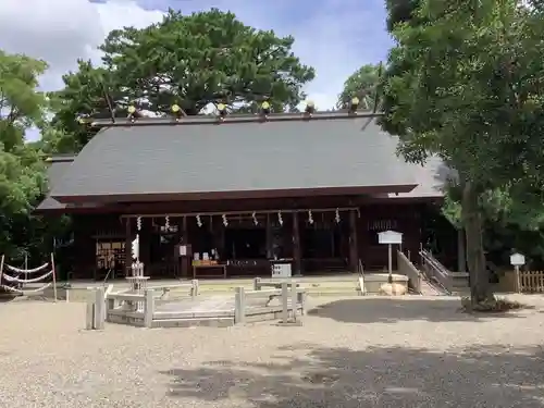 安久美神戸神明社の本殿・本堂