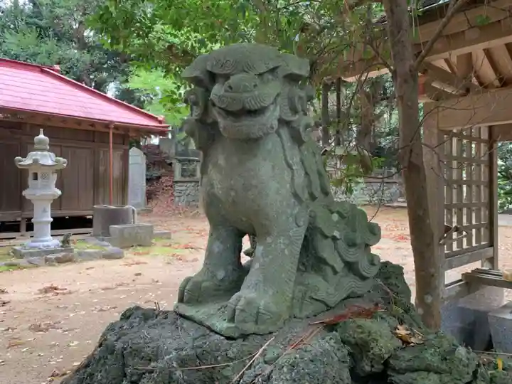 祖波鷹神社の狛犬