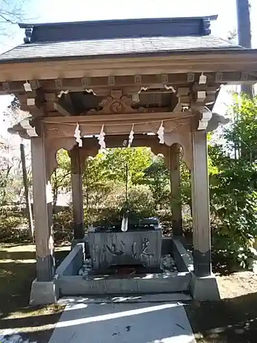 鏡石鹿嶋神社の手水