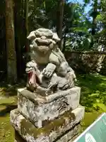 日吉神社(竹林寺境内摂社)の狛犬