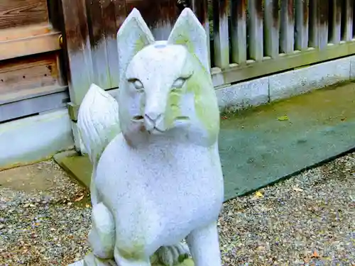 草加神社の狛犬