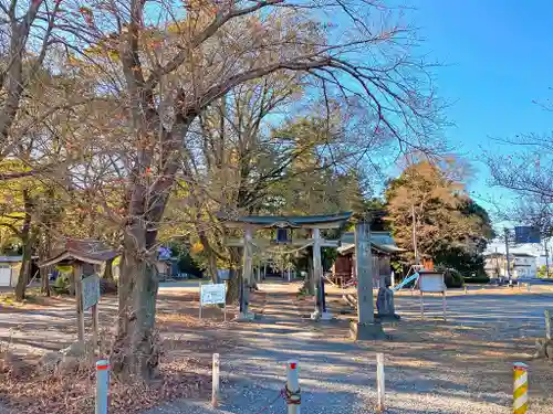 楡山神社の鳥居