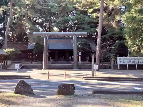 埼玉縣護國神社の鳥居