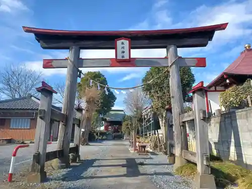 宿氷川神社の鳥居