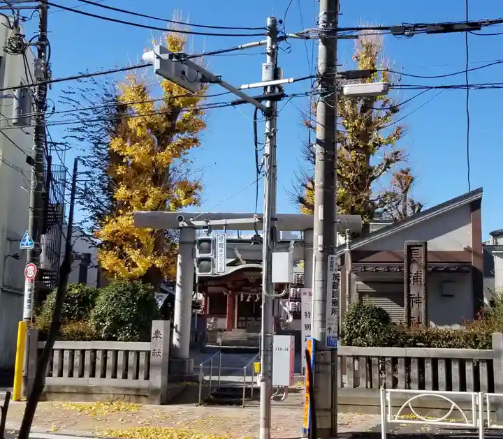 長浦神社の鳥居