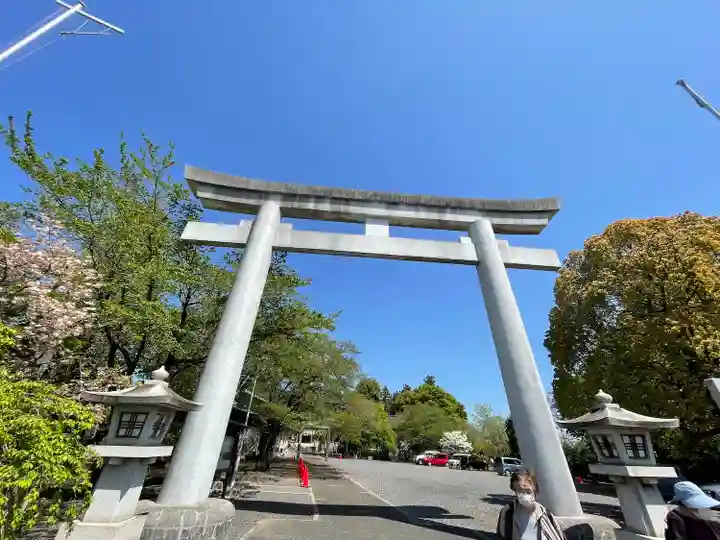 新町御嶽神社の鳥居