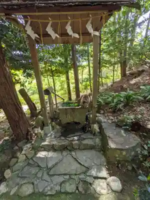 玉野御嶽神社の手水舎
