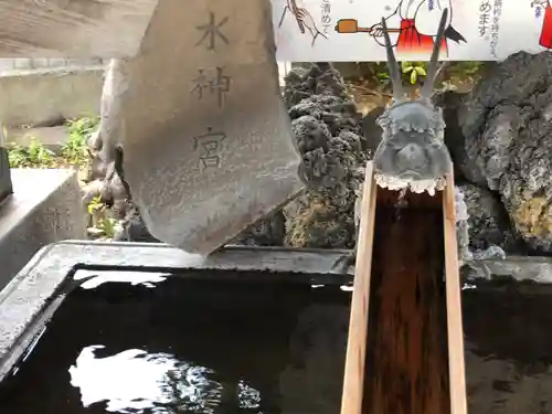 鳩ヶ谷氷川神社の手水舎