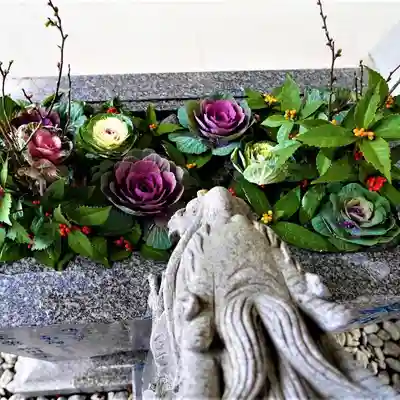 滑川神社 - 仕事と子どもの守り神の手水舎