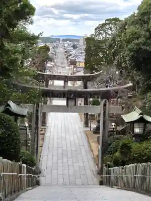 宮地嶽神社の鳥居