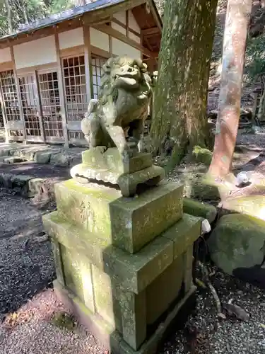 神明神社の狛犬