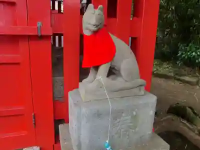 村山稲荷神社の狛犬