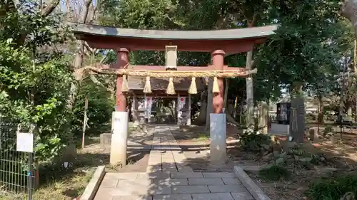 日秀将門神社の鳥居