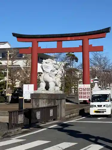 鶴岡八幡宮の狛犬