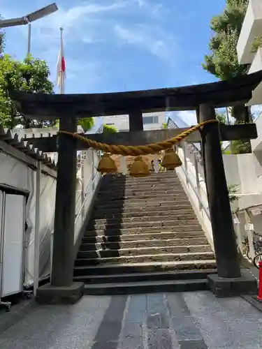 高輪神社の鳥居