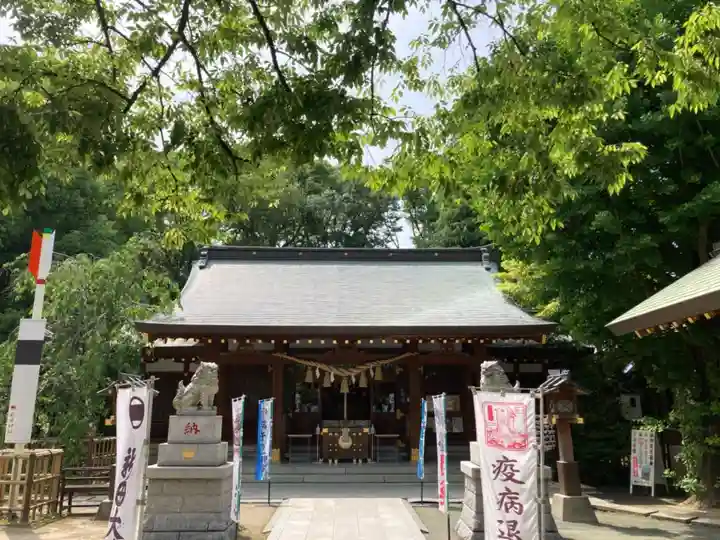 新田神社の本殿・本堂