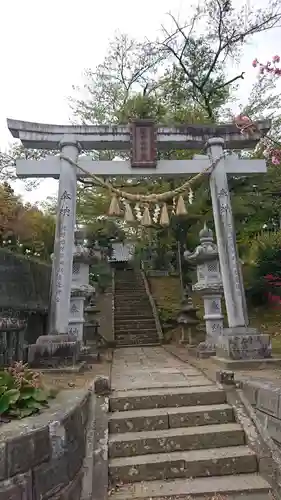 櫻田山神社の鳥居