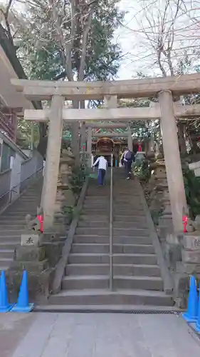 王子稲荷神社の鳥居