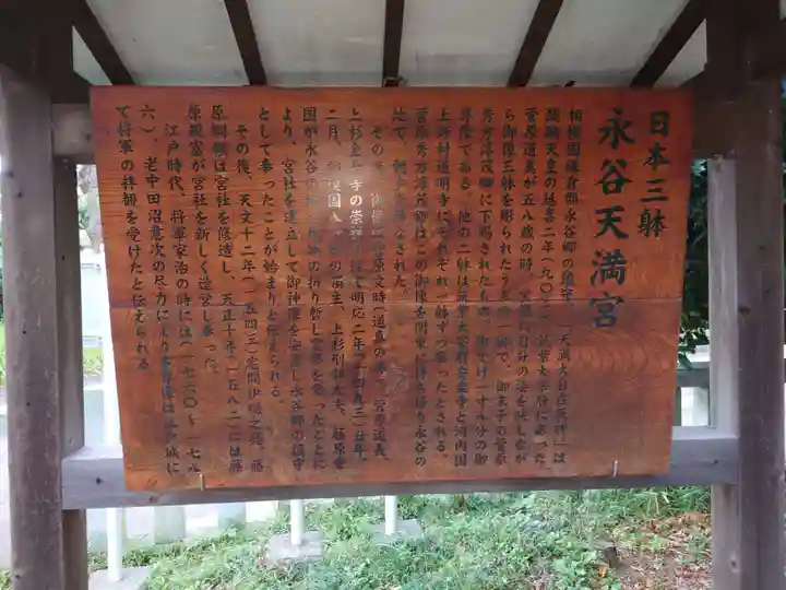 永谷天満宮の歴史