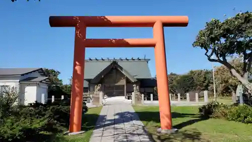 天塩厳島神社の鳥居