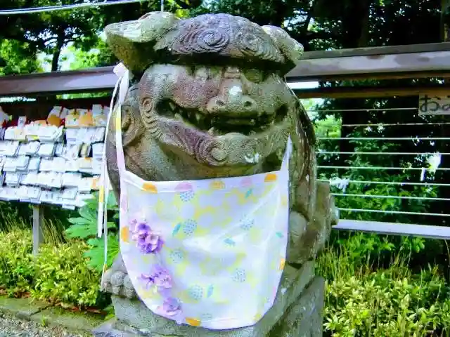 菊田神社の狛犬