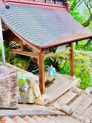 烏帽子山八幡宮の手水舎