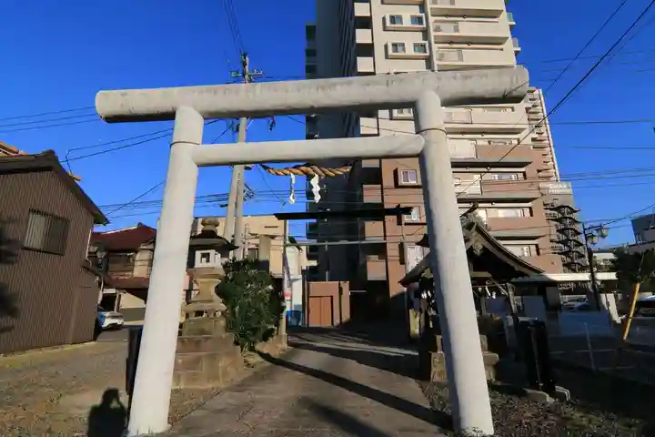 阿邪訶根神社の鳥居