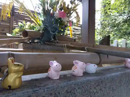 菟橋神社の手水舎