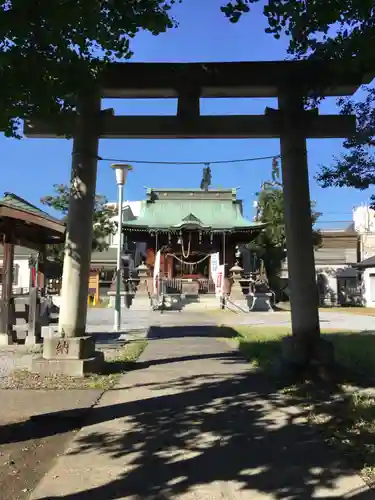 三輪里稲荷神社の鳥居