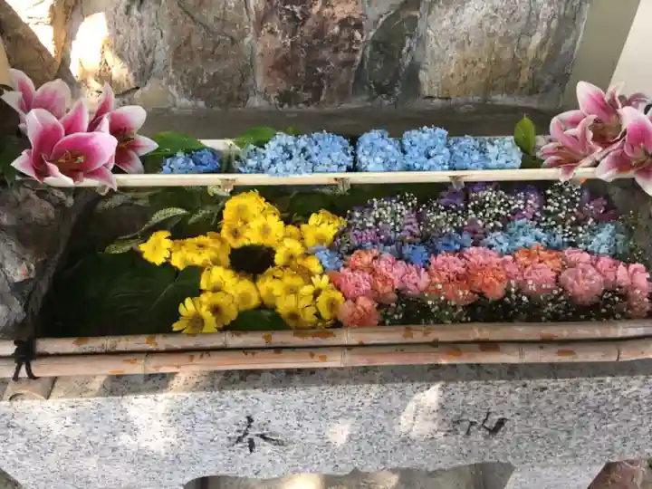 星置神社の手水舎