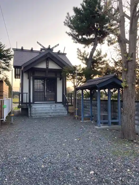 中沼神社の本殿