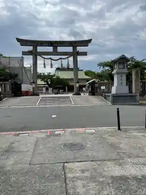 難波大社 生國魂神社の鳥居